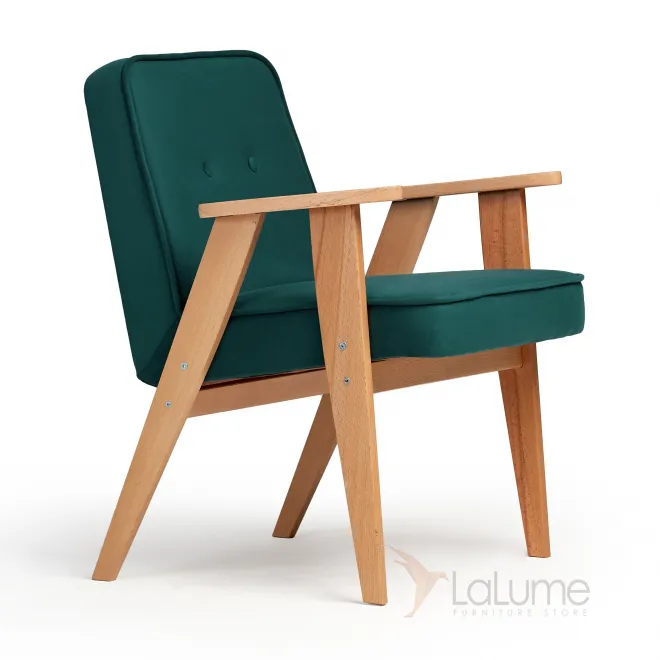 Кресло Несс темно-зеленый Zara Izvmrud