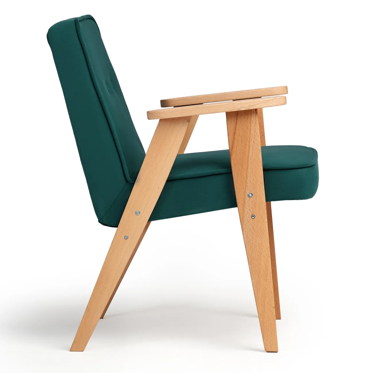 Изысканное комфортное кресло Несс в темно-зеленом оттенке от Zara Izvmrud