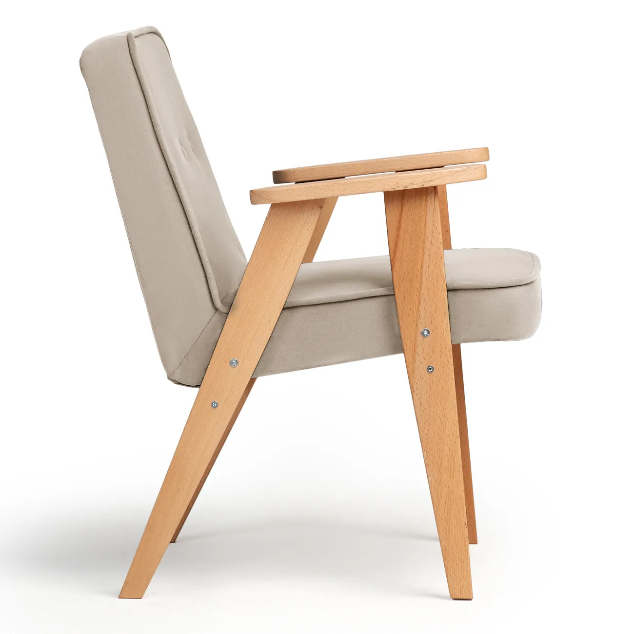 Уютное и стильное кресло Несс в светло-бежевом цвете для вашего комфорта