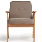 Уютное и стильное кресло Несс в светло-коричневом цвете для вашего дома