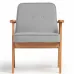 Кресло Несс светло-серый Zara Light Gray 17