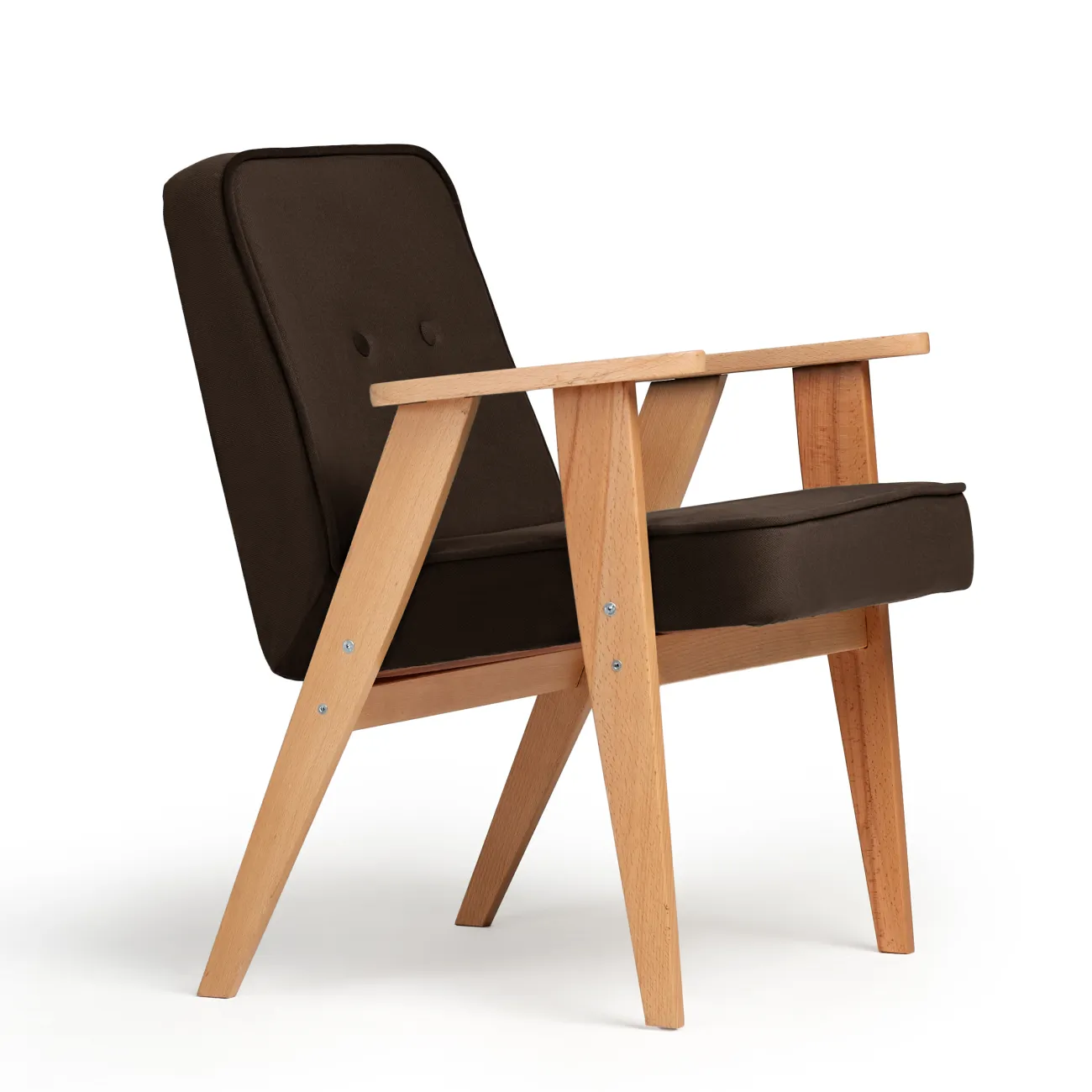 Уютное и стильное кресло Несс в коричневом цвете - идеальное решение для вашего дома!