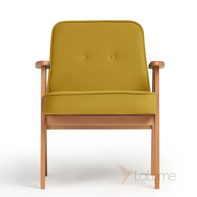 Погрузитесь в комфорт с креслом Несс желтого цвета Max Yellow