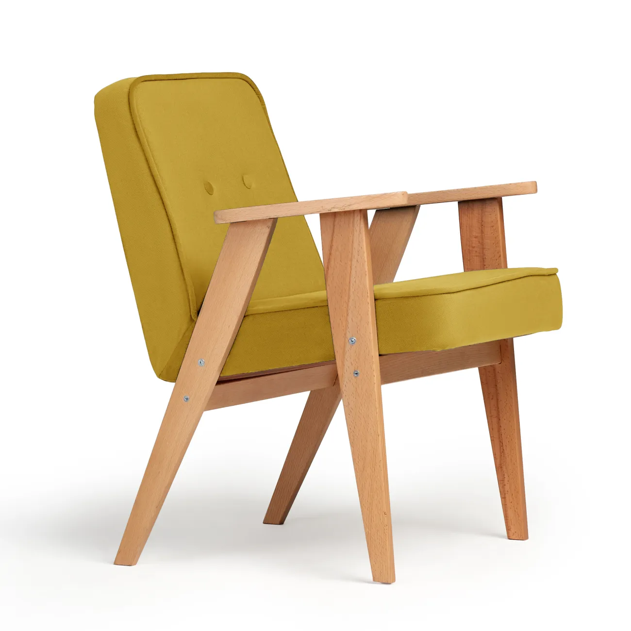 Погрузитесь в комфорт с креслом Несс желтого цвета Max Yellow