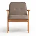 Кресло Несс светло-коричневый Max Light Brown