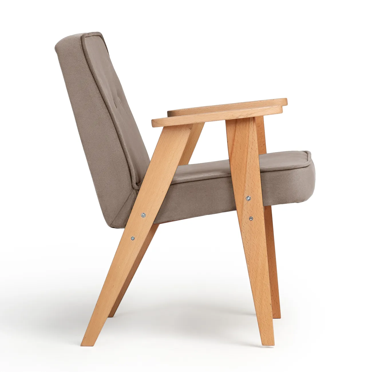 Уютное и стильное кресло Несс в светло-коричневом цвете - идеальное дополнение для вашего интерьера Уютное и стильное кресло Несс в светло-коричневом цвете - идеальное дополнение для вашего интерьера