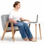 Идеальное комфортное кресло для вашего интерьера - Несс светло-серый Max Light Gray