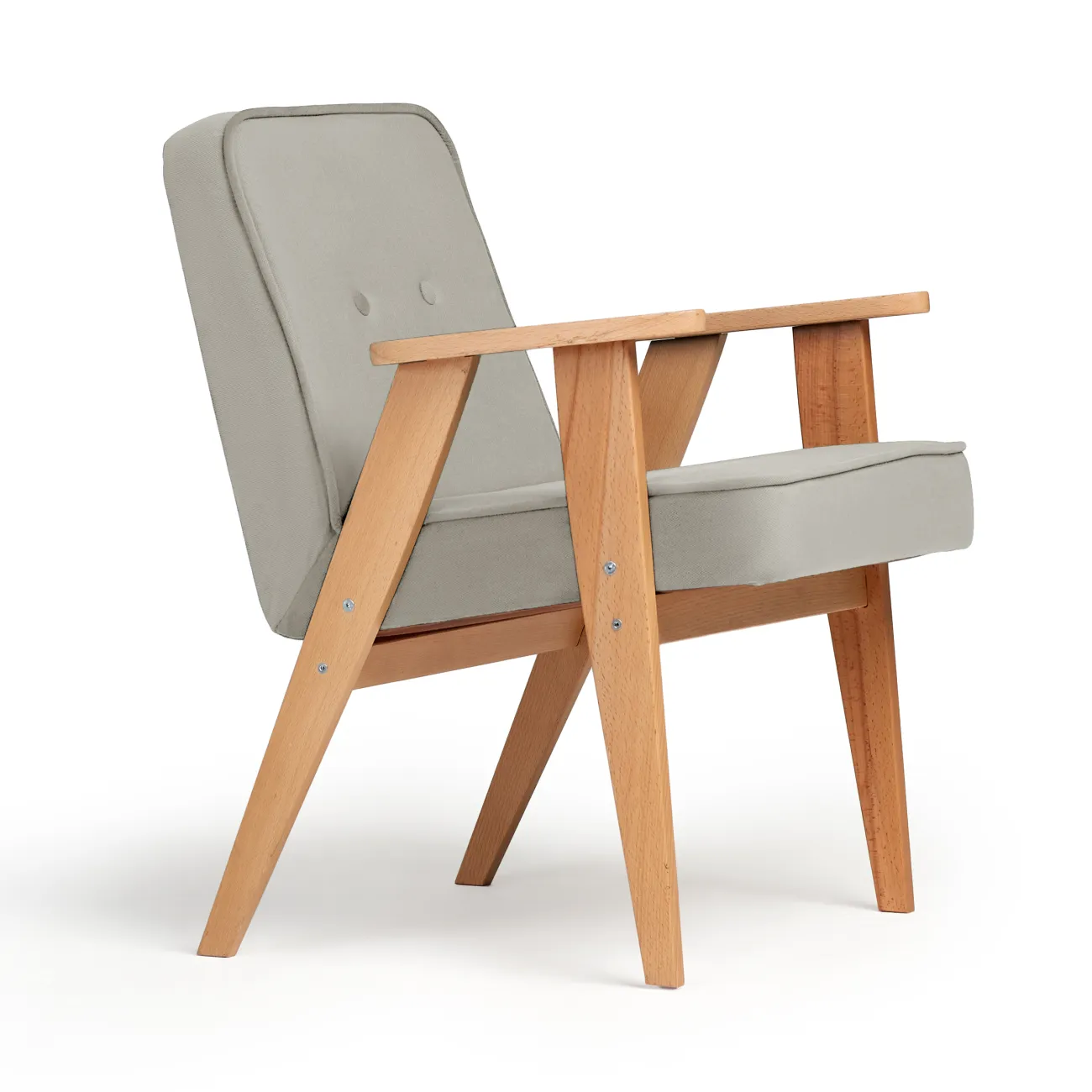 Освежите свой интерьер с удобным и стильным креслом Несс в бежевом цвете от Max Fist