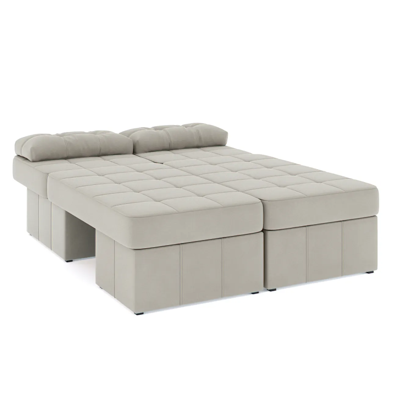 Удобство и стиль в одном: раскладной диван Оливер Люкс в светло-бежевом цвете Zara cream 02