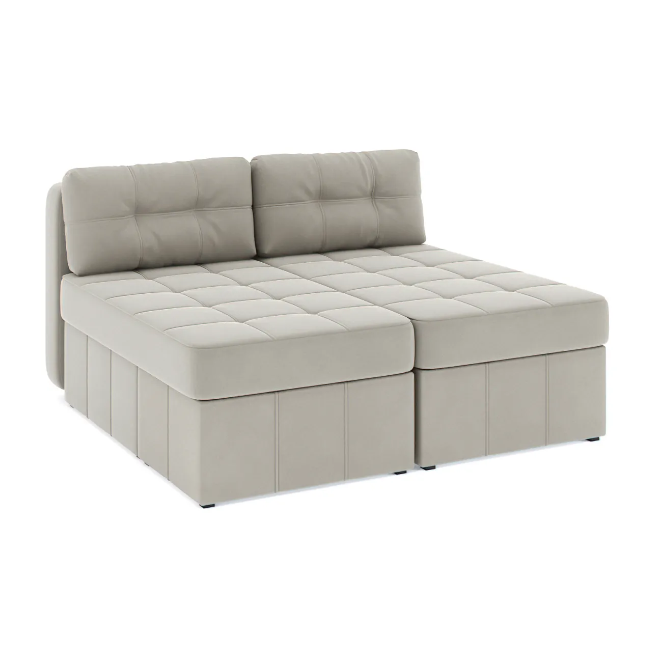 Удобство и стиль в одном: раскладной диван Оливер Люкс в светло-бежевом цвете Zara cream 02