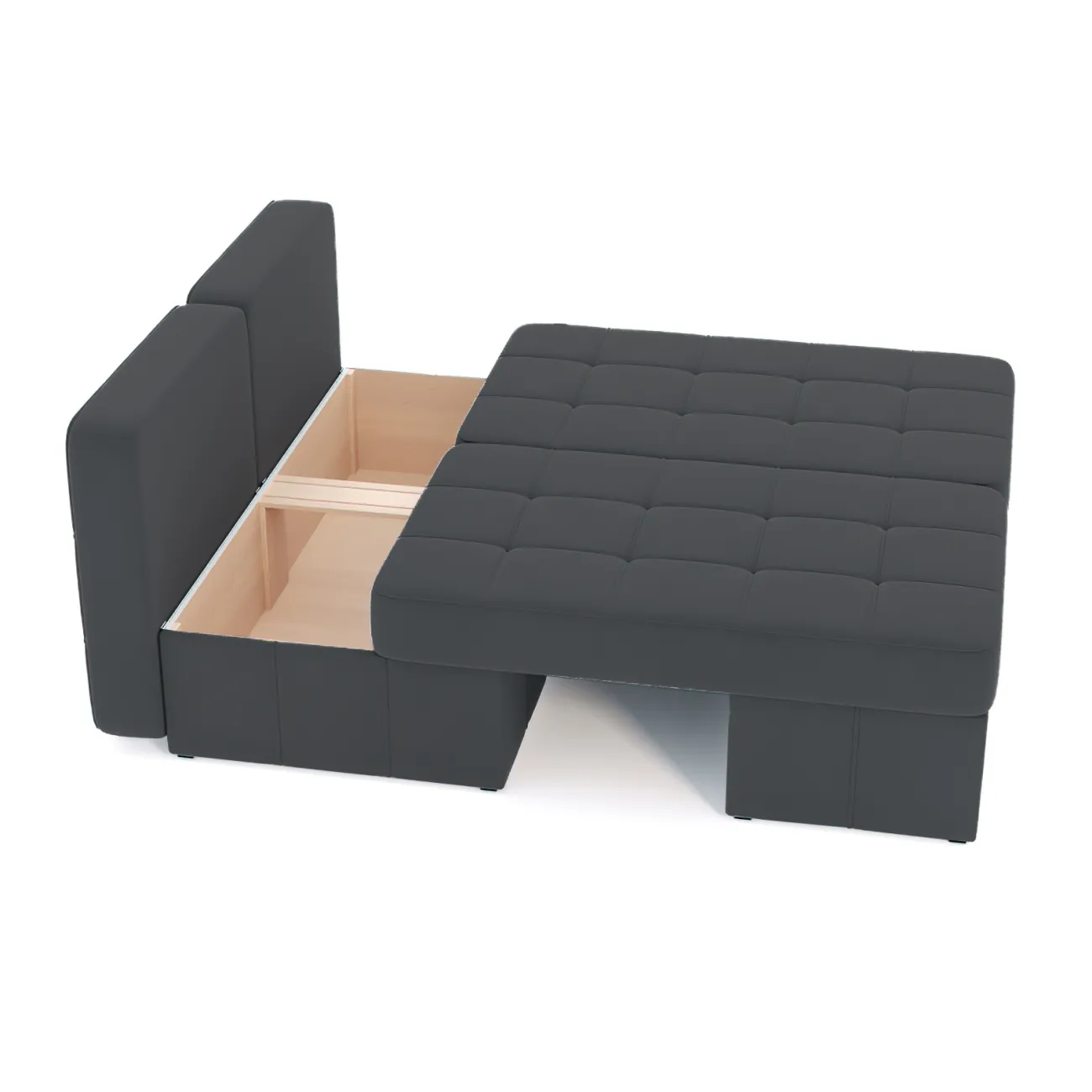 Удобство и стиль в одном: раскладной диван Оливер Люкс Zara gray 18