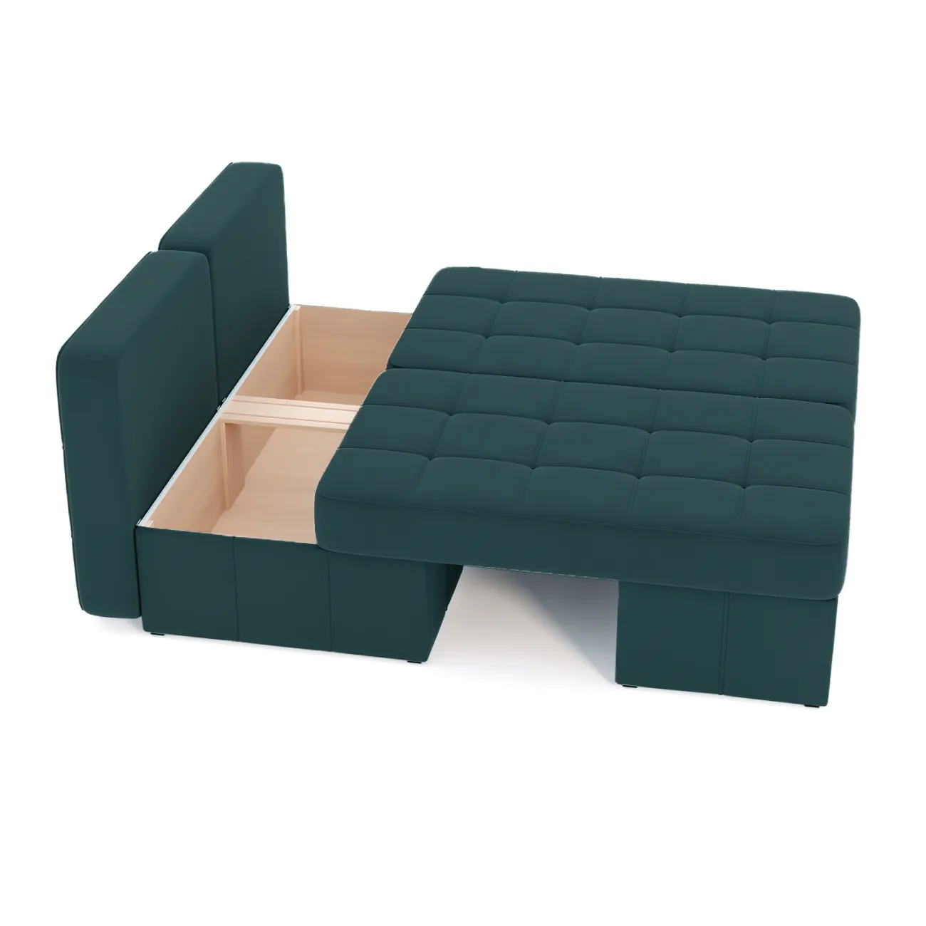 Уютный и стильный: раскладной диван Оливер Люкс в темно-зеленом цвете от Zara izvmrud