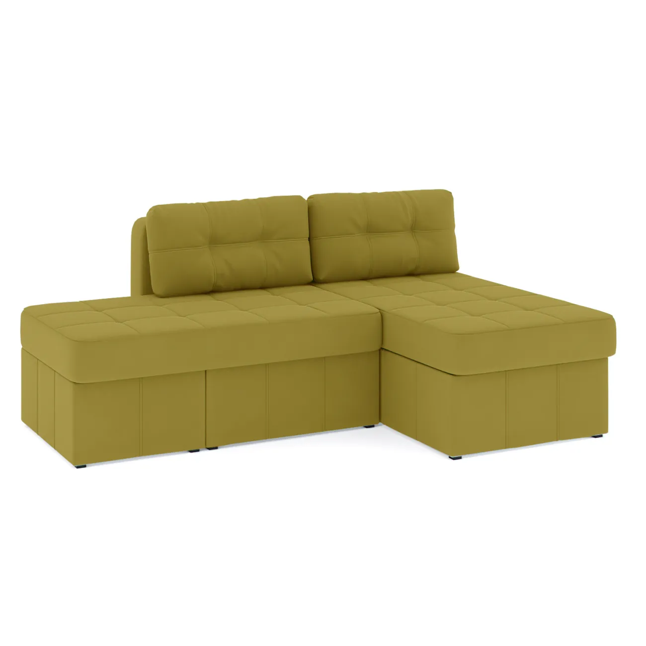 Уютный и стильный: Раскладной диван Оливер Люкс в ярком желтом цвете Zara