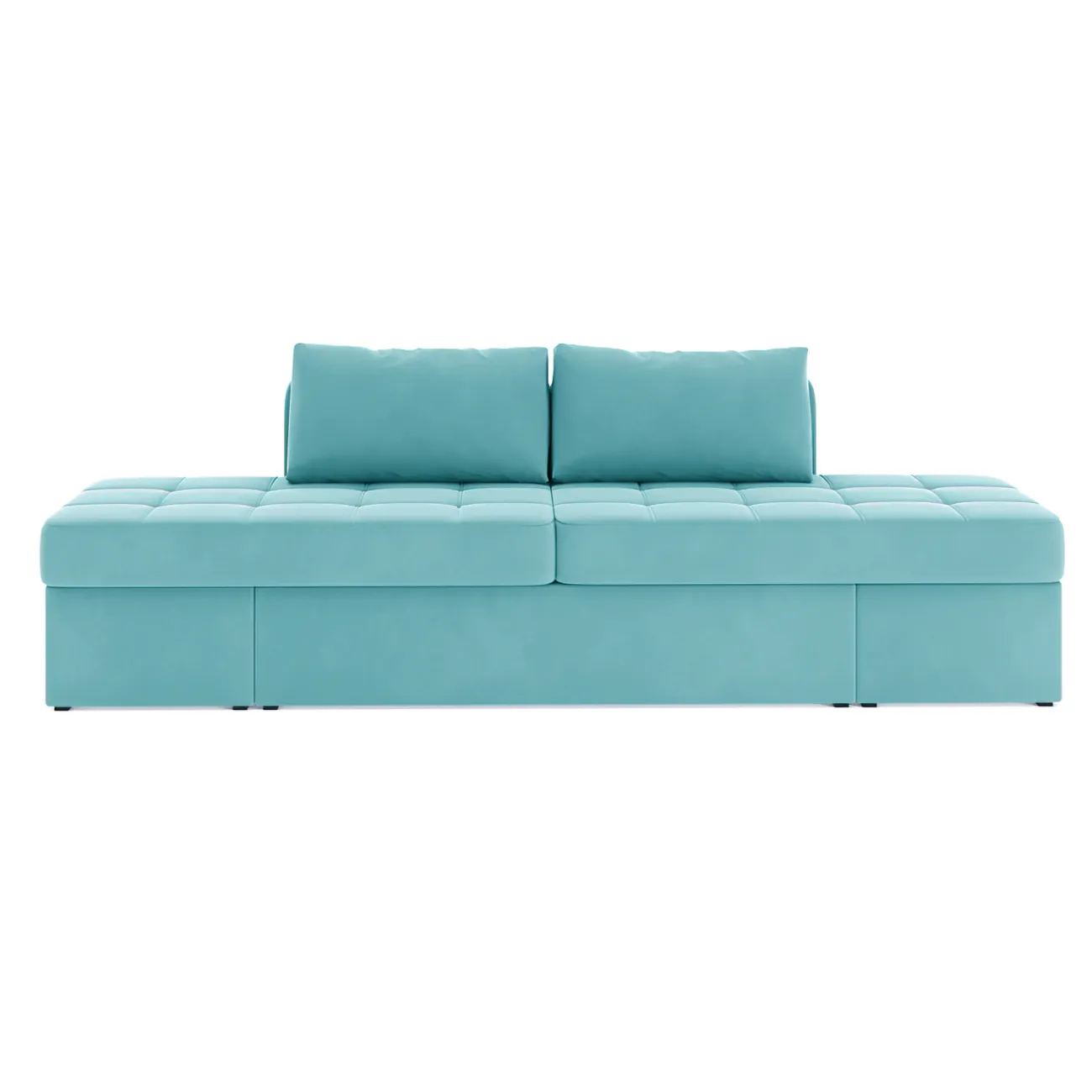 Стильный и удобный: раскладной диван Оливер в голубом цвете Zara azur 48