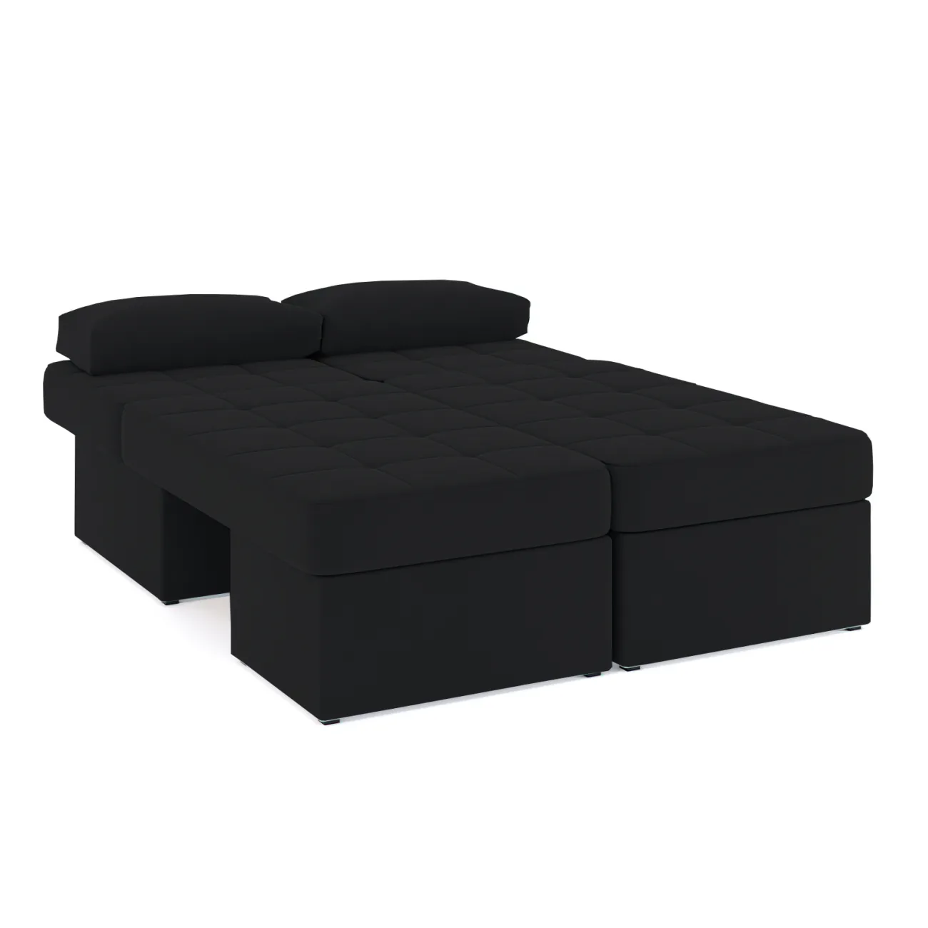 Удобный и стильный: раскладной диван Оливер в черном цвете Zara black 37