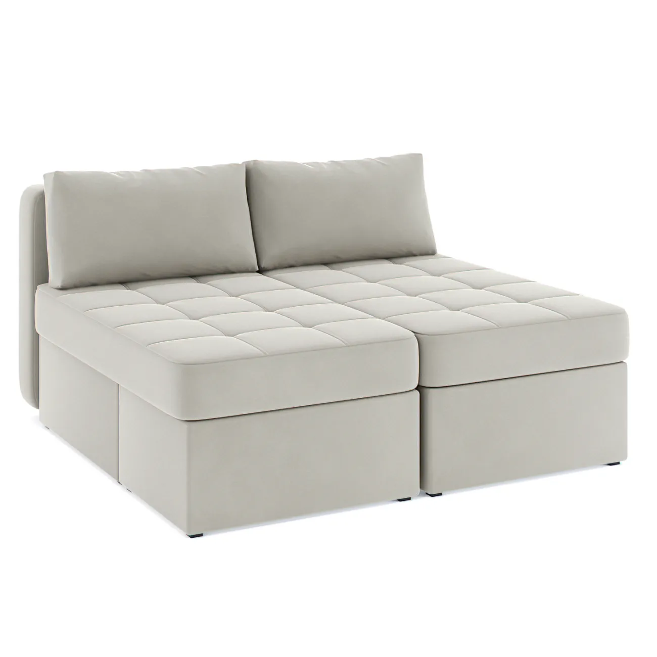 Удобный и стильный: раскладной диван Оливер в светло-бежевом цвете Zara cream 02