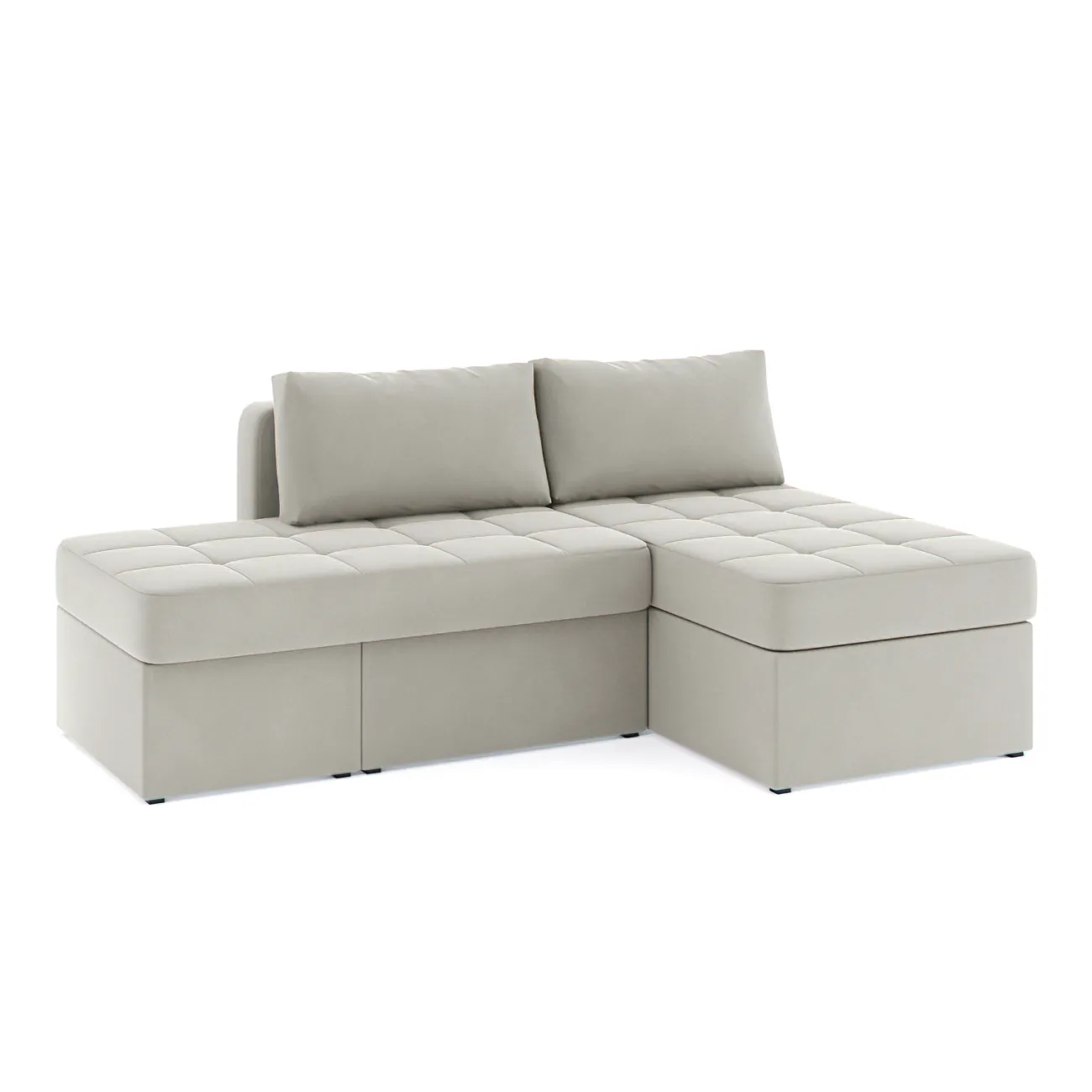 Удобный и стильный: раскладной диван Оливер в светло-бежевом цвете Zara cream 02