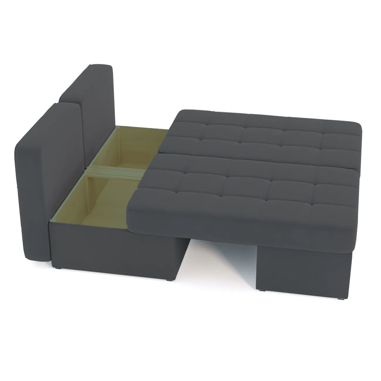 Удобный и стильный: раскладной диван Оливер в сером цвете Zara gray 18