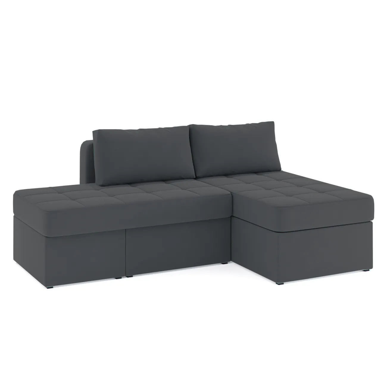 Удобный и стильный: раскладной диван Оливер в сером цвете Zara gray 18