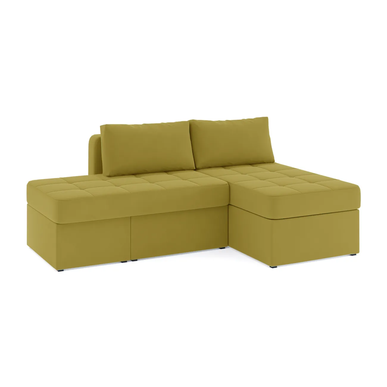 Уютный и стильный: раскладной диван Оливер в желтом цвете Zara Yellow 44