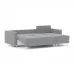 Диван раскладной угловой Палмер, универсальный, 228х150х90 см светло-серый Zara light gray 17