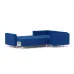 Диван раскладной Палмер, модульный комплект, 235х172х87 см синий Zara gray 18