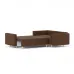 Диван раскладной Палмер, модульный комплект, 235х172х87 см коричневый Zara brown 20