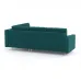 Диван раскладной Палмер, модульный комплект, 235х172х87 см темно-зеленый Zara blue 49