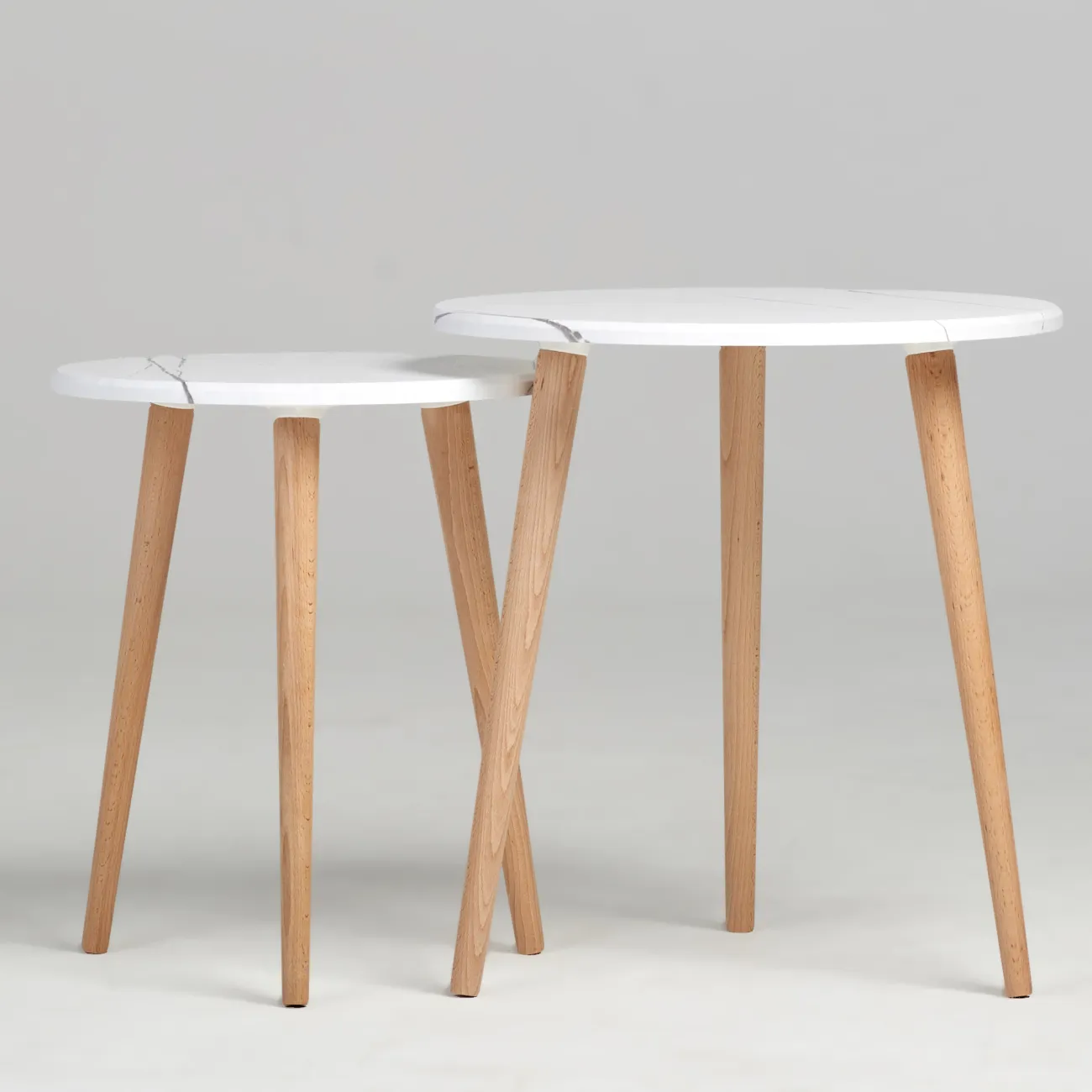 Элегантный журнальный столик Inle S: идеальное сочетание белого мрамора и стиля