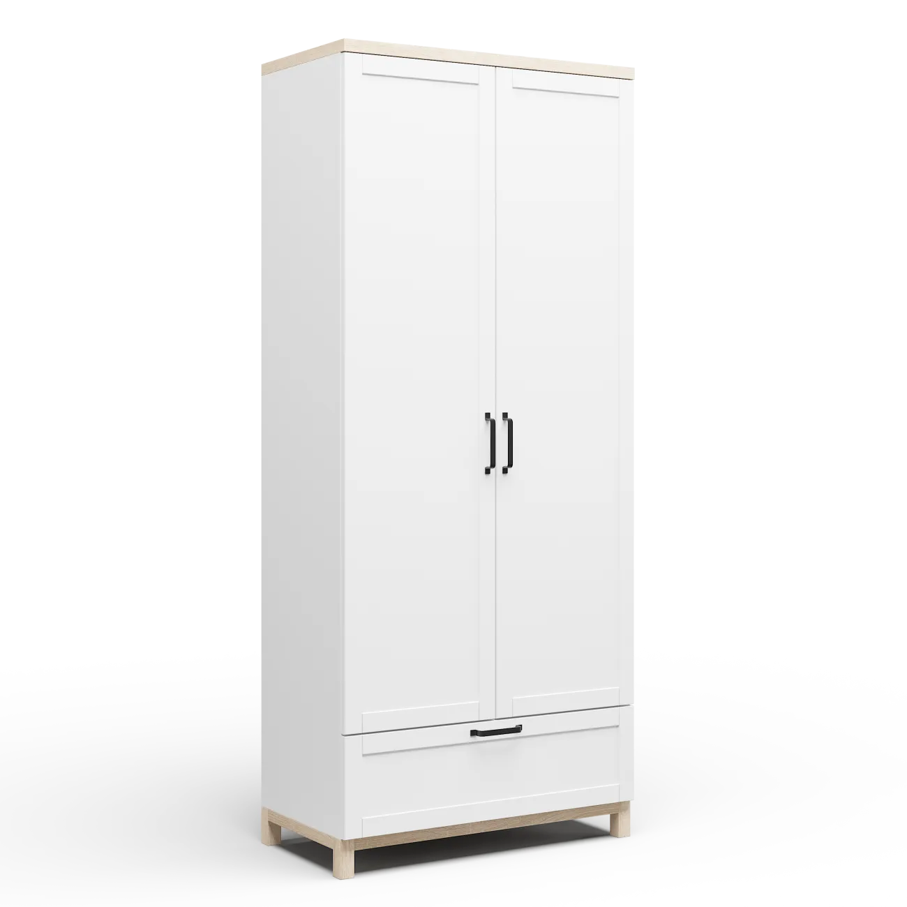 Просторный и стильный: Корпусный шкаф Техас белый - идеальное решение для вашего интерьера