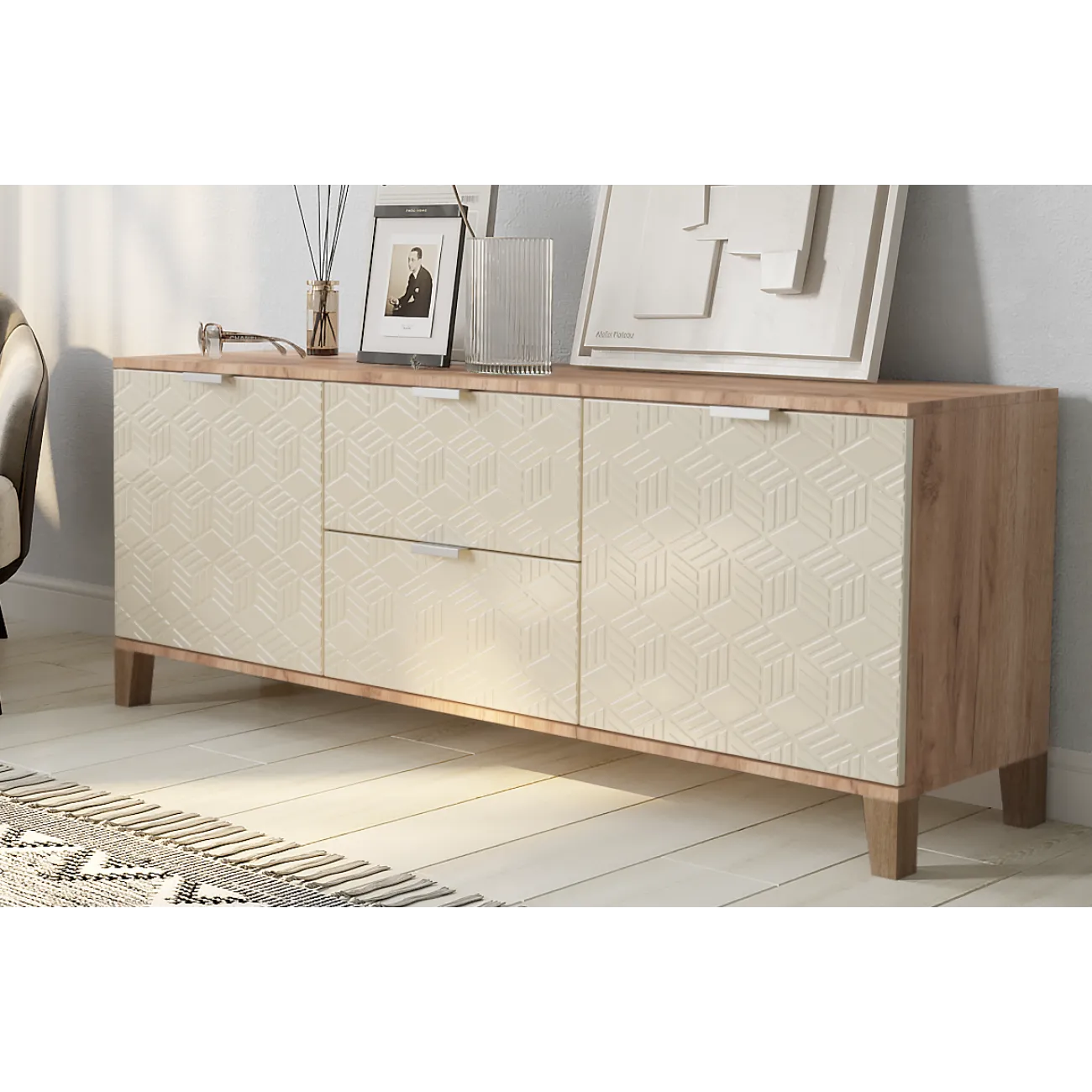 Элегантный комод Марвин в стиле тирамису - идеальное решение для вашего интерьера