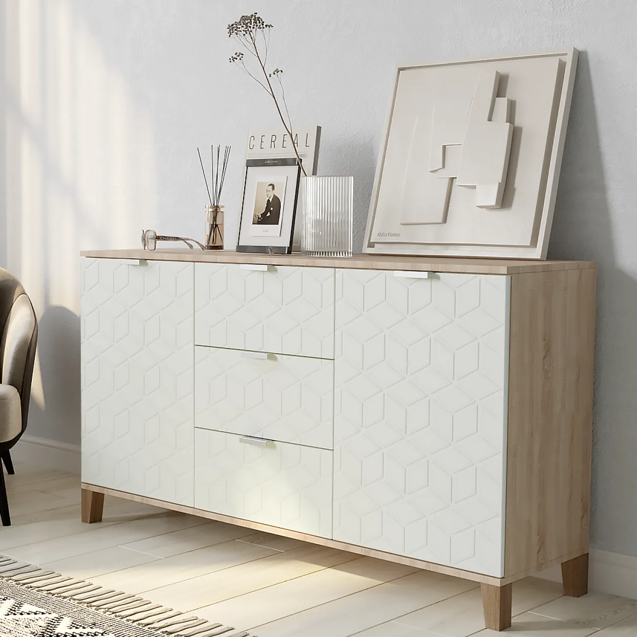 Стильный и функциональный комод Марвин - идеальное решение для вашего интерьера!