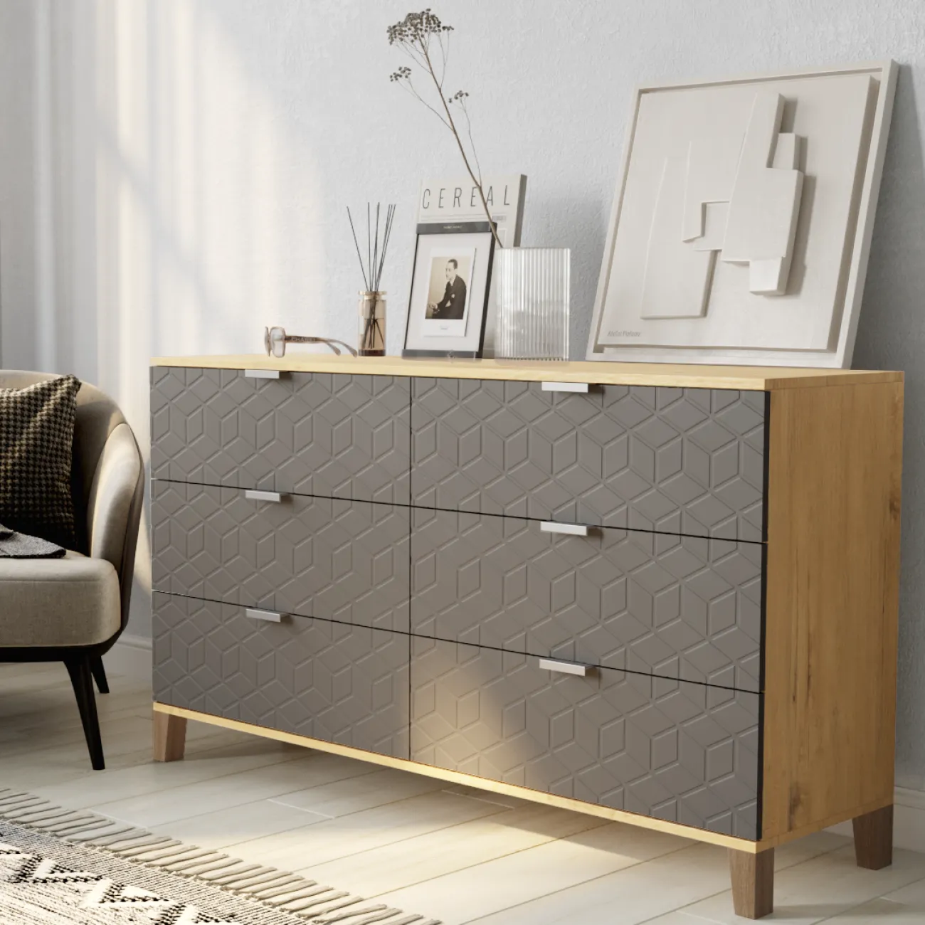 Элегантный комод Марвин: идеальное сочетание стиля и функциональности