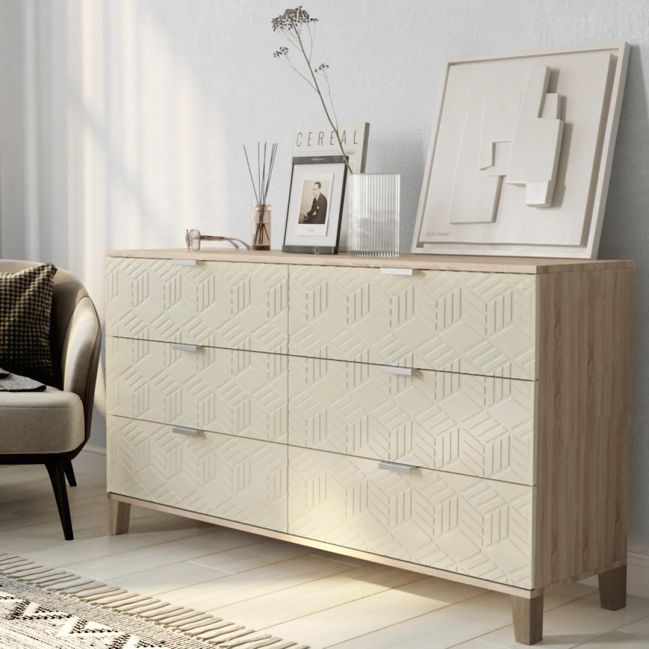 Элегантный комод Марвин - идеальное сочетание стиля и функциональности для вашего интерьера