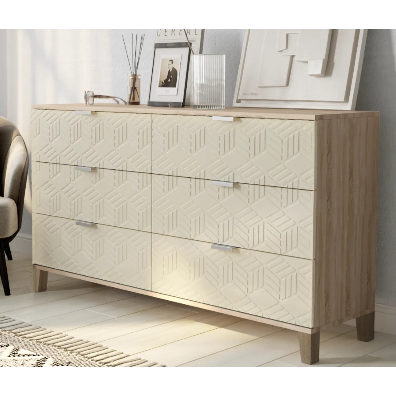Элегантный комод Марвин - идеальное сочетание стиля и функциональности для вашего интерьера