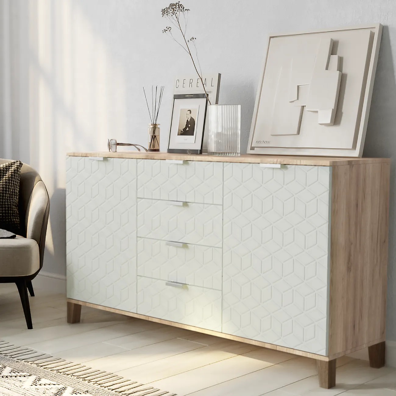 Стильный и удобный комод Марвин - идеальное решение для вашей спальни