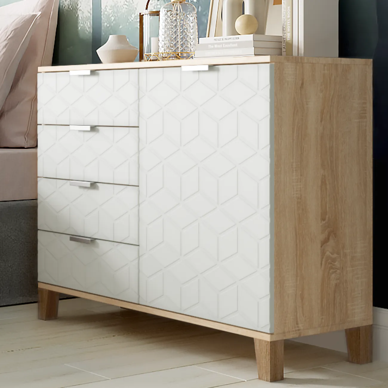 Стильный и функциональный комод Марвин - идеальное решение для вашего интерьера!