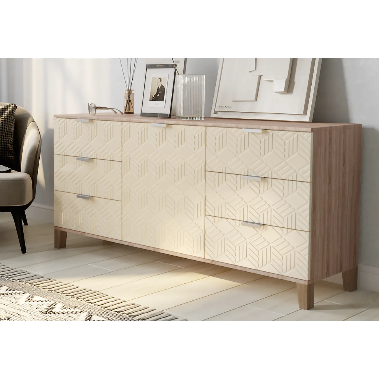 Стильный и универсальный комод Марвин - идеальное решение для организации пространства