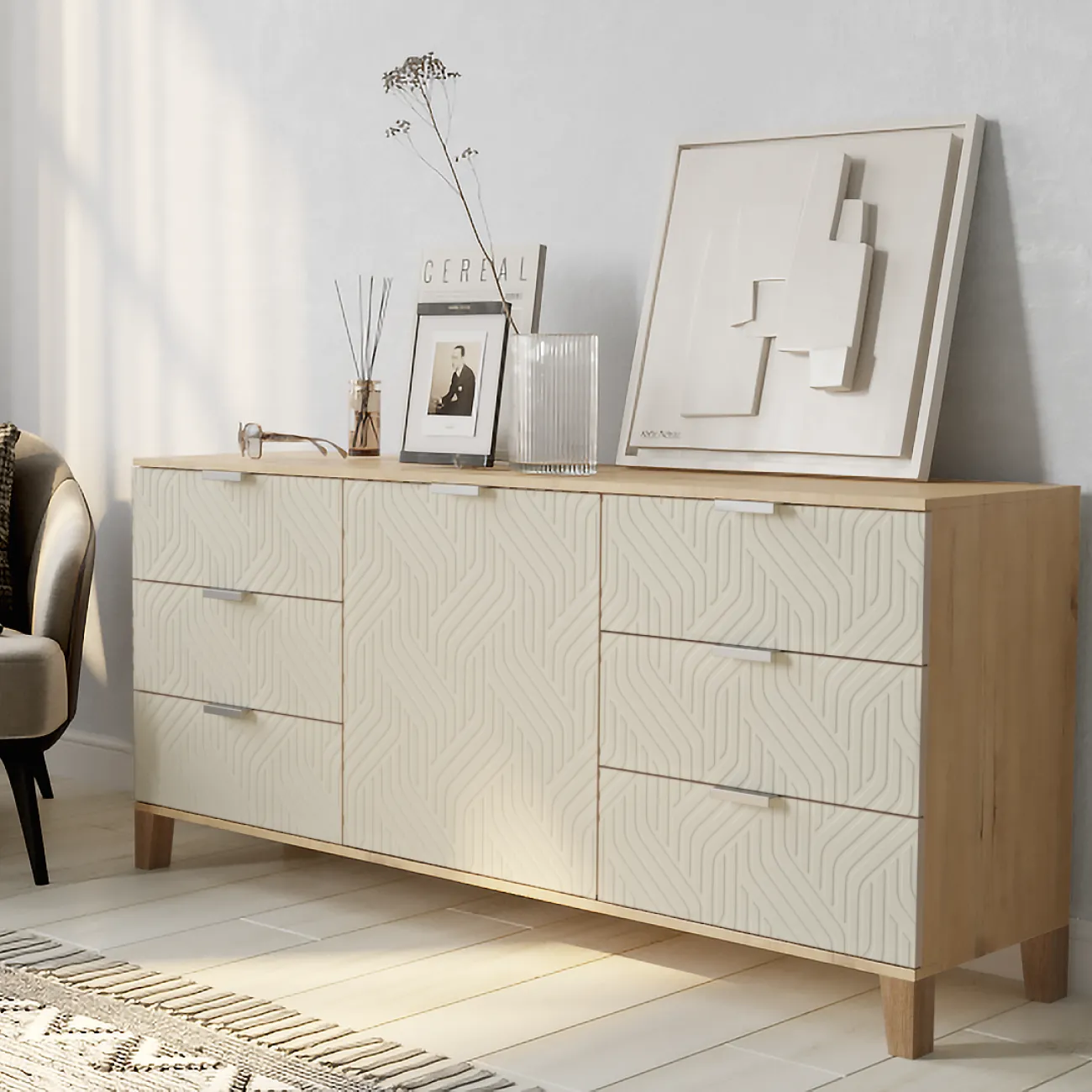 Элегантный комод Марвин - идеальное решение для стильного интерьера