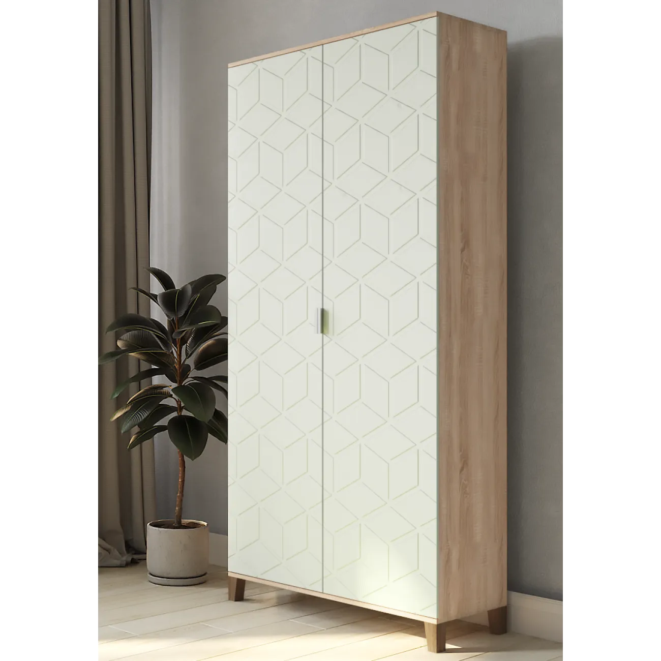 Идеальное хранение с Корпусным шкафом Марвин - 2 Милк/Сонома DM-14145514