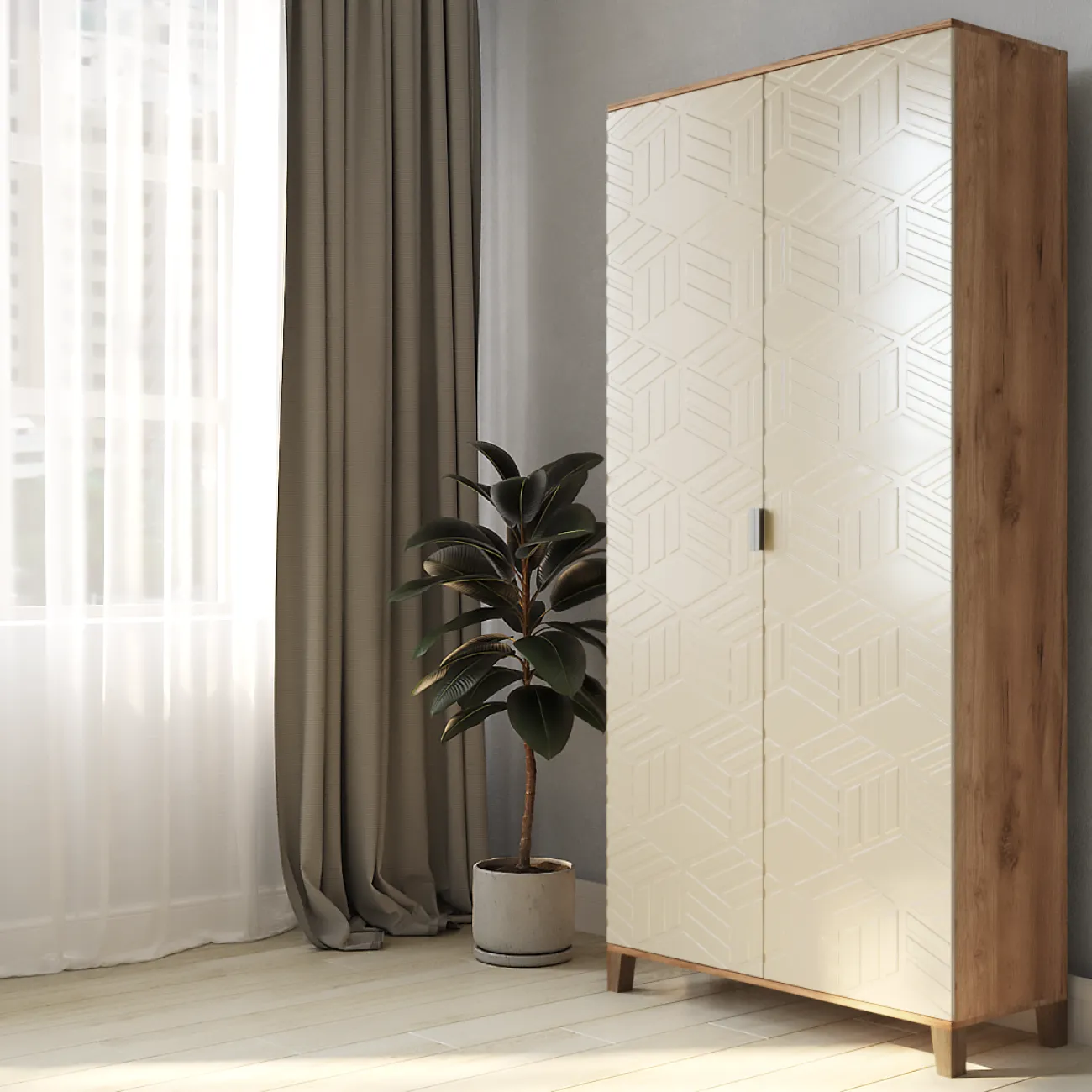 Стильный и функциональный: Корпусный шкаф Марвин - идеальное решение для вашего интерьера