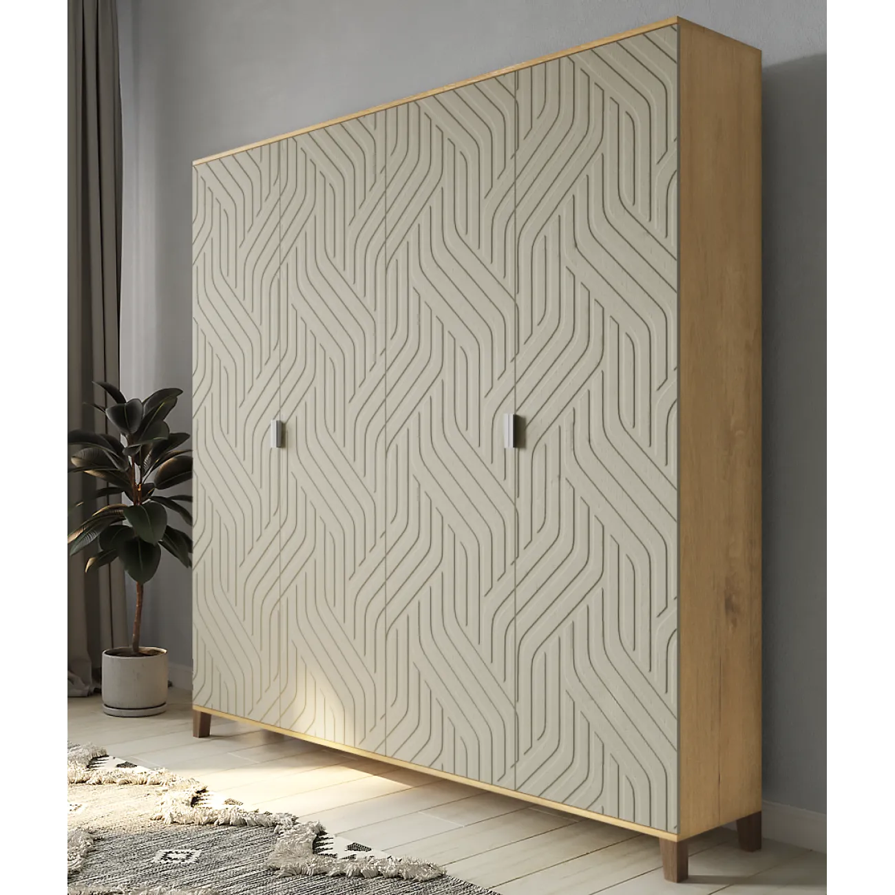 Просторный и стильный: Корпусный шкаф Марвин - 5 Сантьяго / бунратти DM-14145534 Просторный и стильный: Корпусный шкаф Марвин - 5 Сантьяго / бунратти DM-14145534