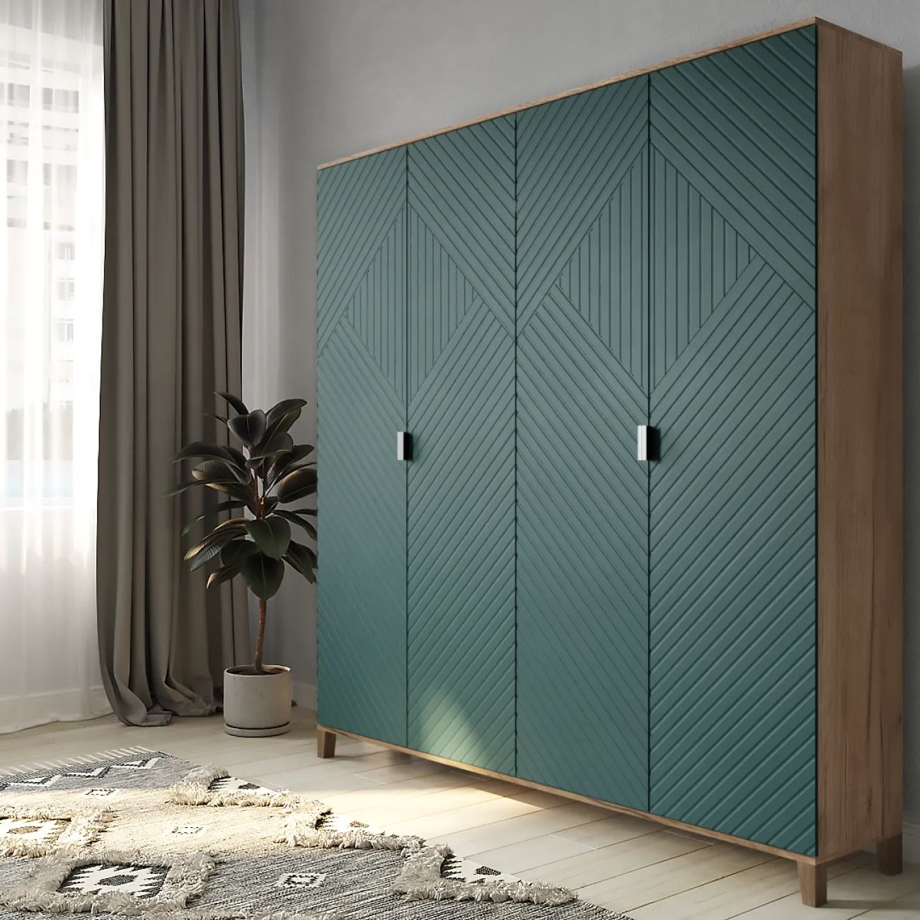 Ультрасовременный корпусный шкаф Марвин - идеальное сочетание стиля и функциональности