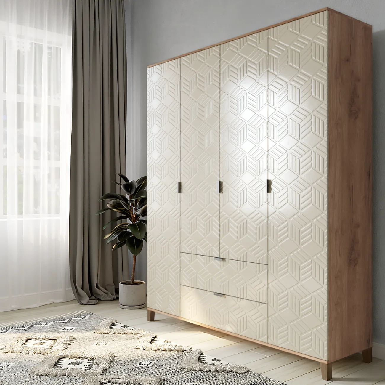 Стильный и прочный корпусный шкаф Марвин - идеальное решение для вашего интерьера!