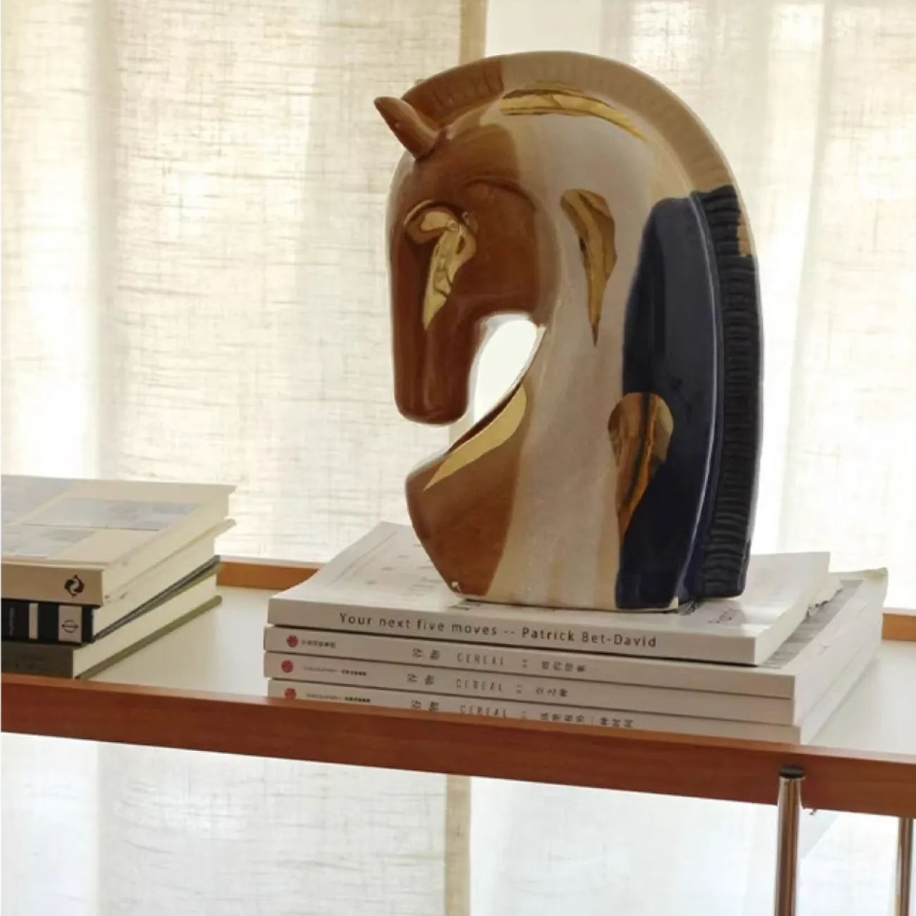 Разноцветная декоративная Статуэтка Лошадь Династии Тан Queekoo от LaLume