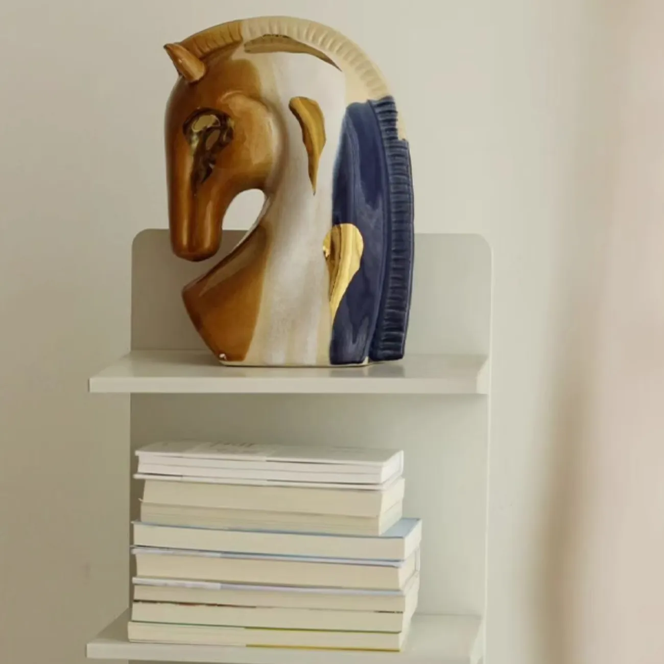 Разноцветная декоративная Статуэтка Лошадь Династии Тан Queekoo от LaLume