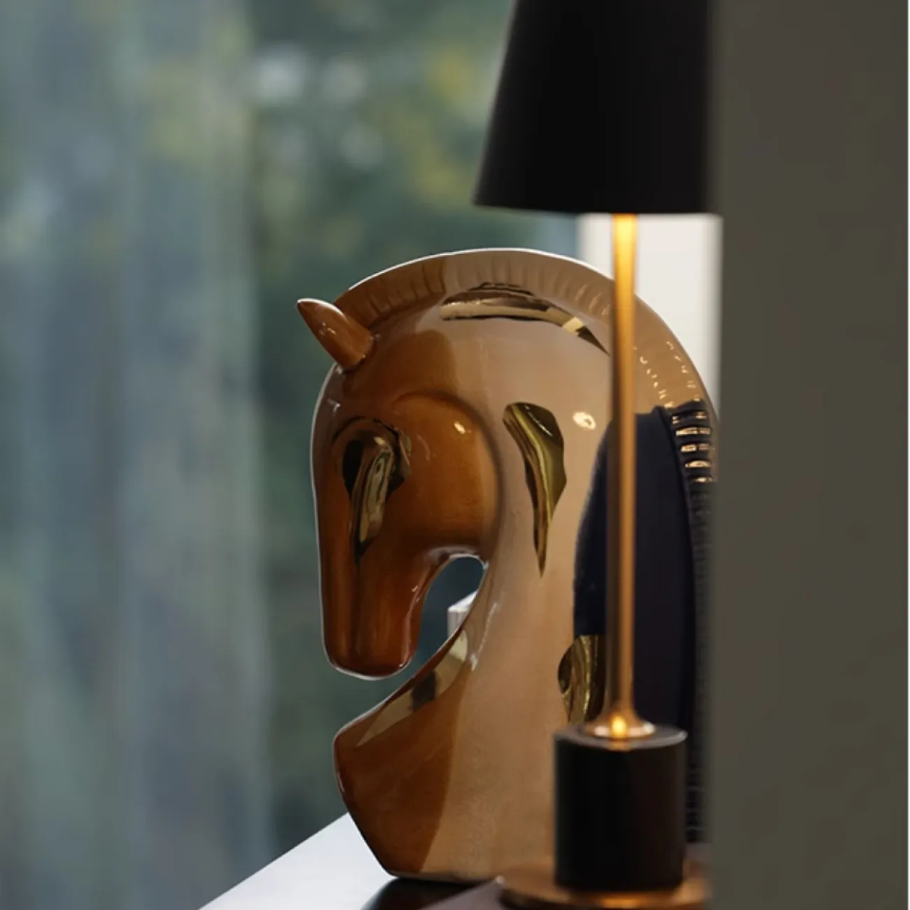 Разноцветная декоративная Статуэтка Лошадь Династии Тан Queekoo от LaLume