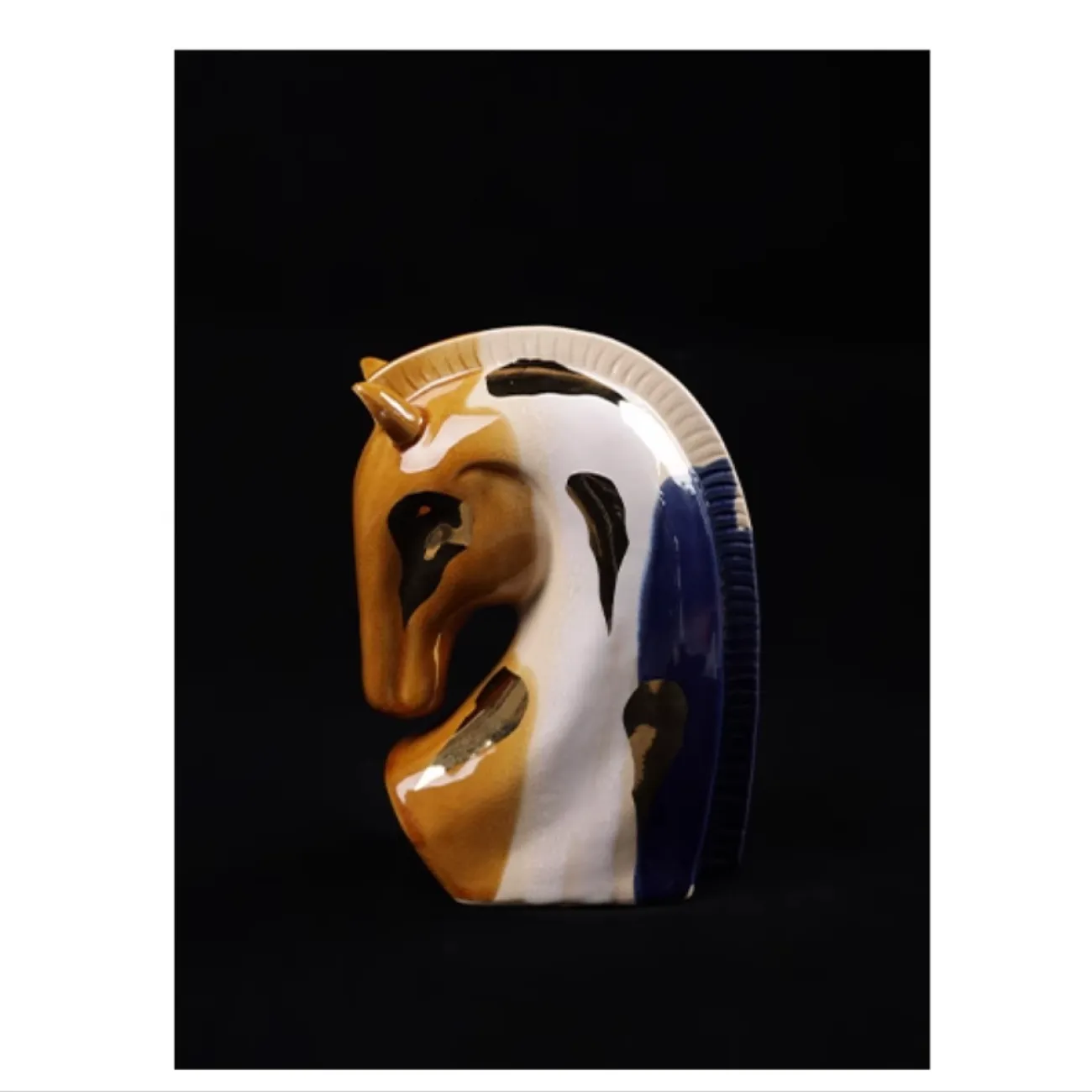 Разноцветная декоративная Статуэтка Лошадь Династии Тан Queekoo от LaLume