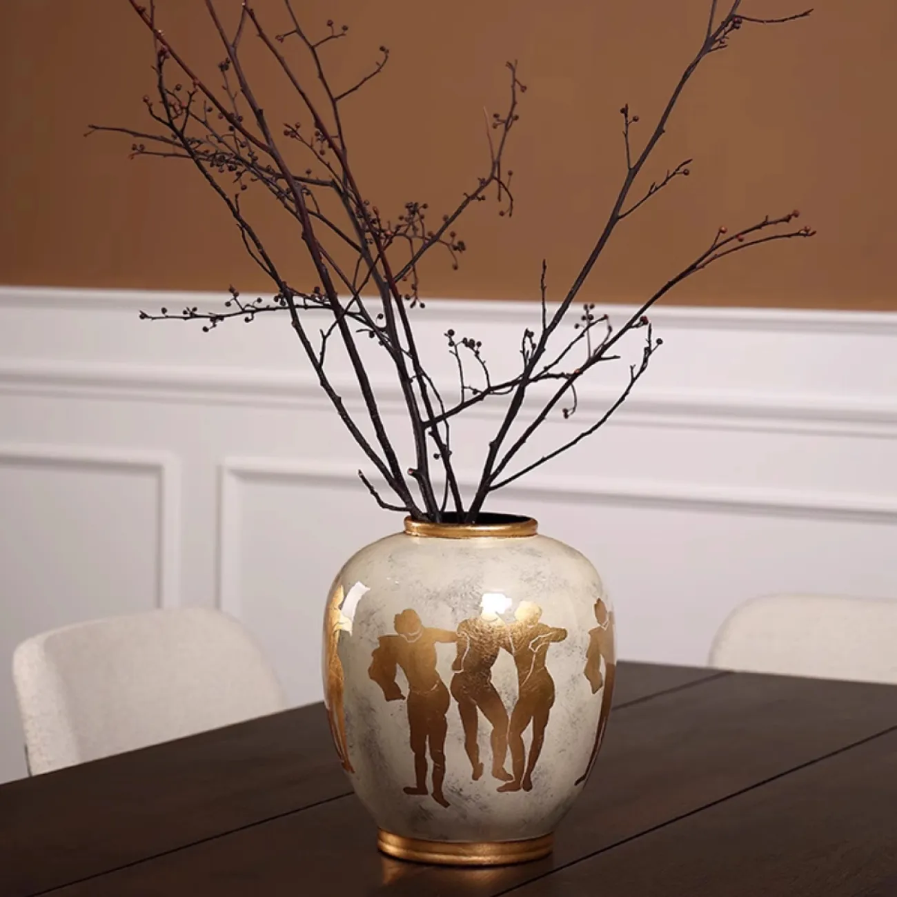 Позолоченная сокровищница Золотая ваза Queekoo от LaLume