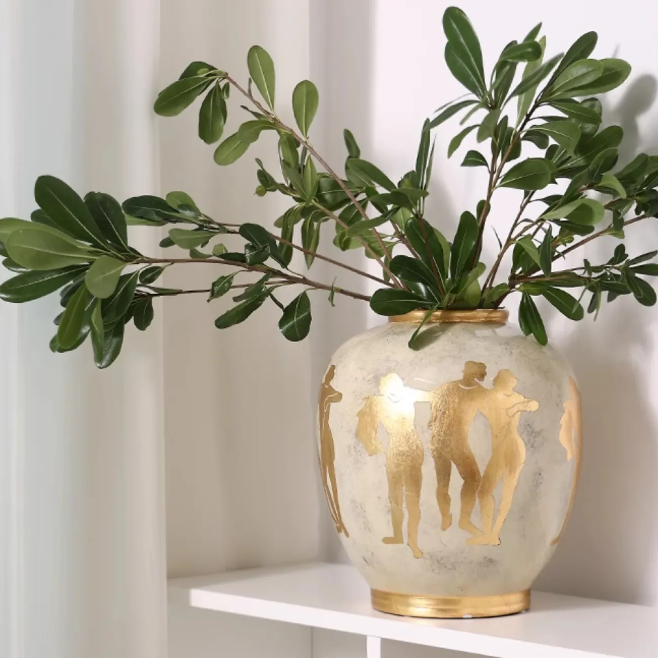 Позолоченная сокровищница Золотая ваза Queekoo от LaLume